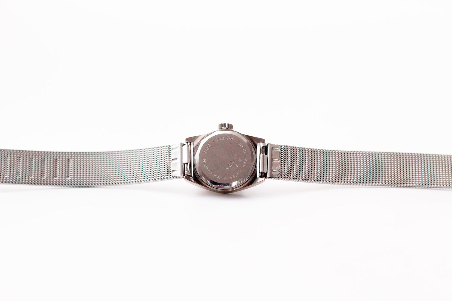 [Serviced] 1970s Croton Aquamatic Gray Sunburst Dial Ladies' Wrist-Watch
