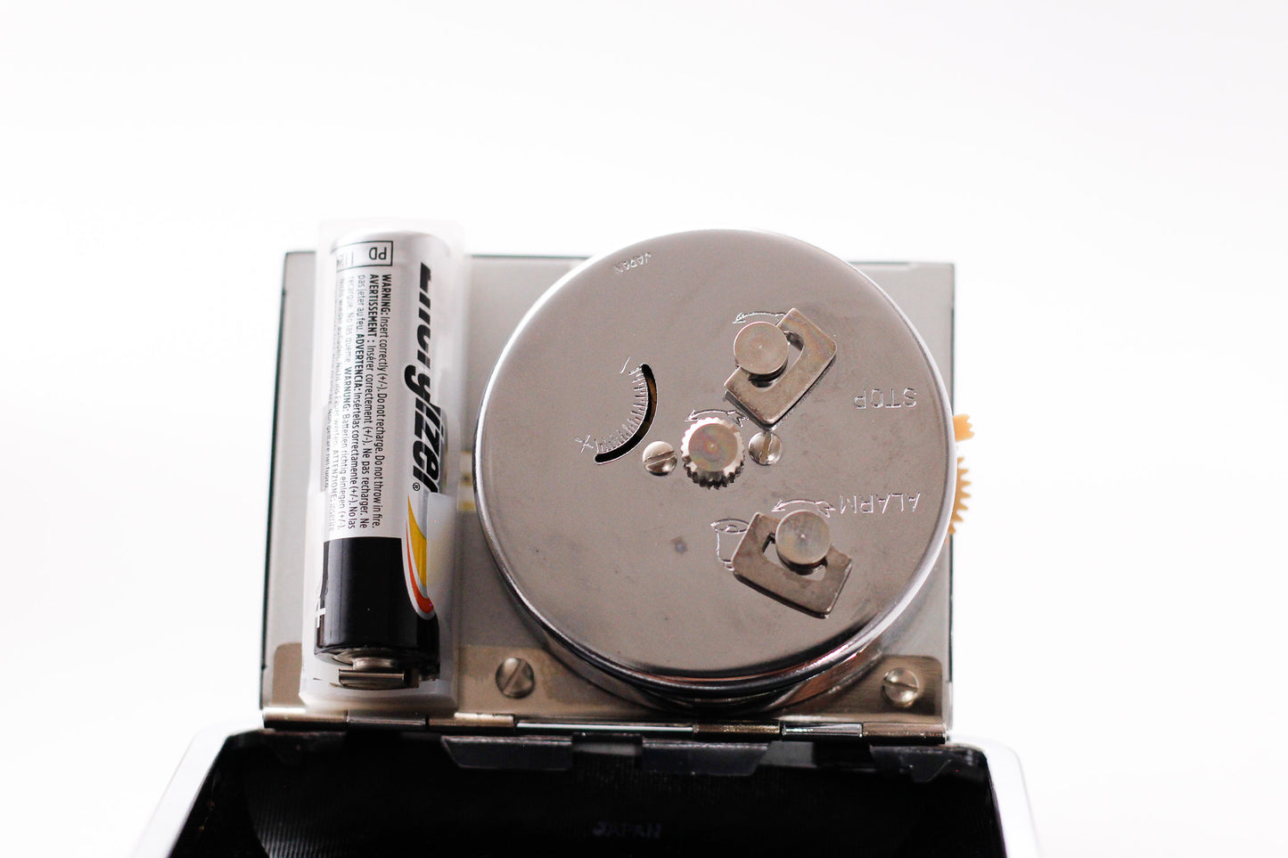 1970s Bulova Mechanical Travel Alarm-Clock