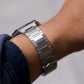 [Near Mint] 1984 Pulsar Ana-Digi Matte White Dial Men's Wrist-Watch