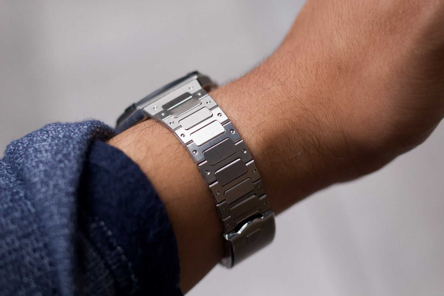 [Near Mint] 1984 Pulsar Ana-Digi Matte White Dial Men's Wrist-Watch