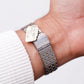 1985 Pulsar Quartz 'Concrete Gray' Dial Two Tone Men's Wrist-Watch