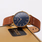 1979 Seiko Quartz Radiant Marine Blue Sunburst Dial Men's Wrist-Watch W/Box & Papers