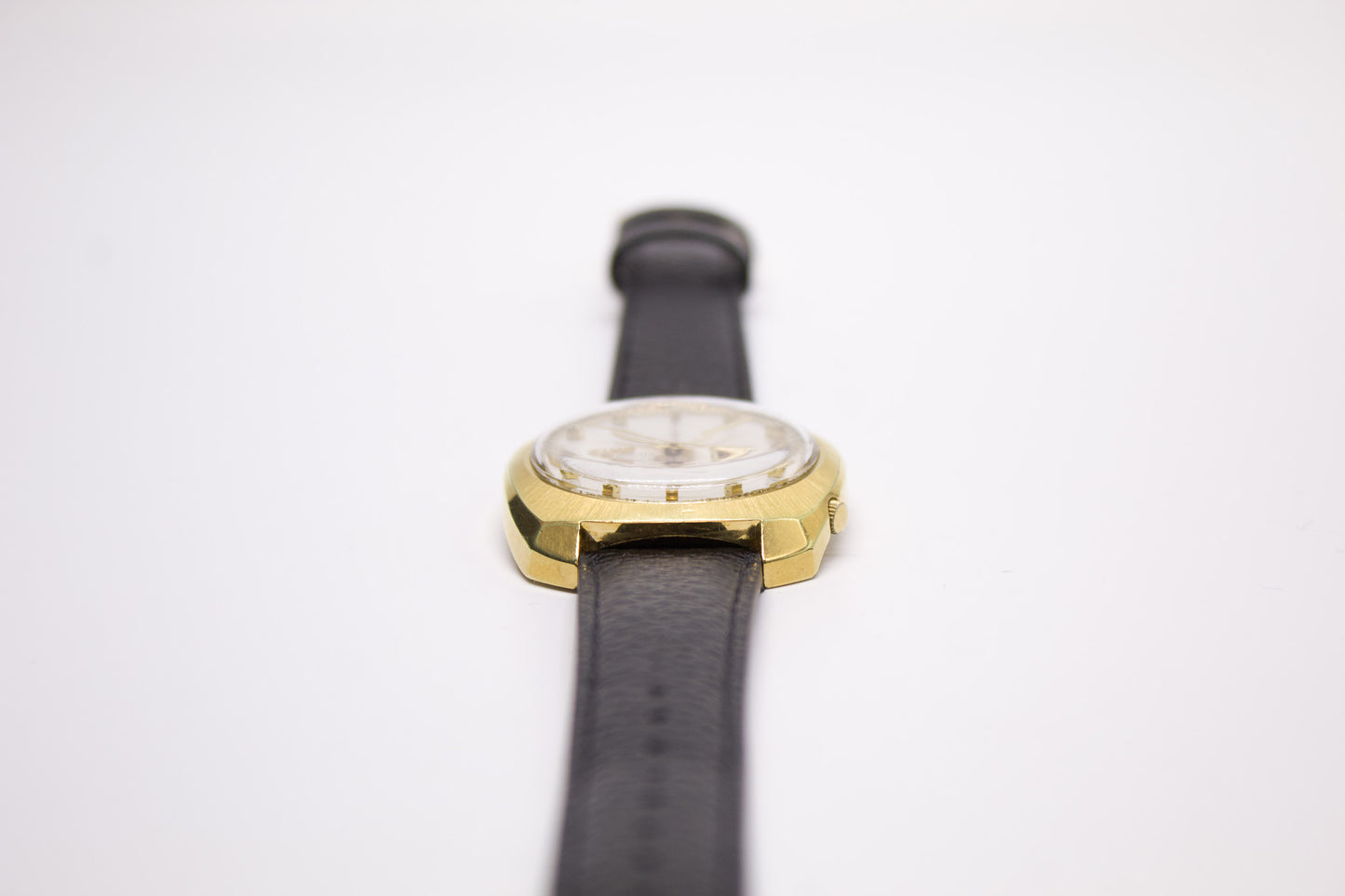 1970 Seiko 5 Automatic Silver Sunburst Dial Men's Wrist-Watch