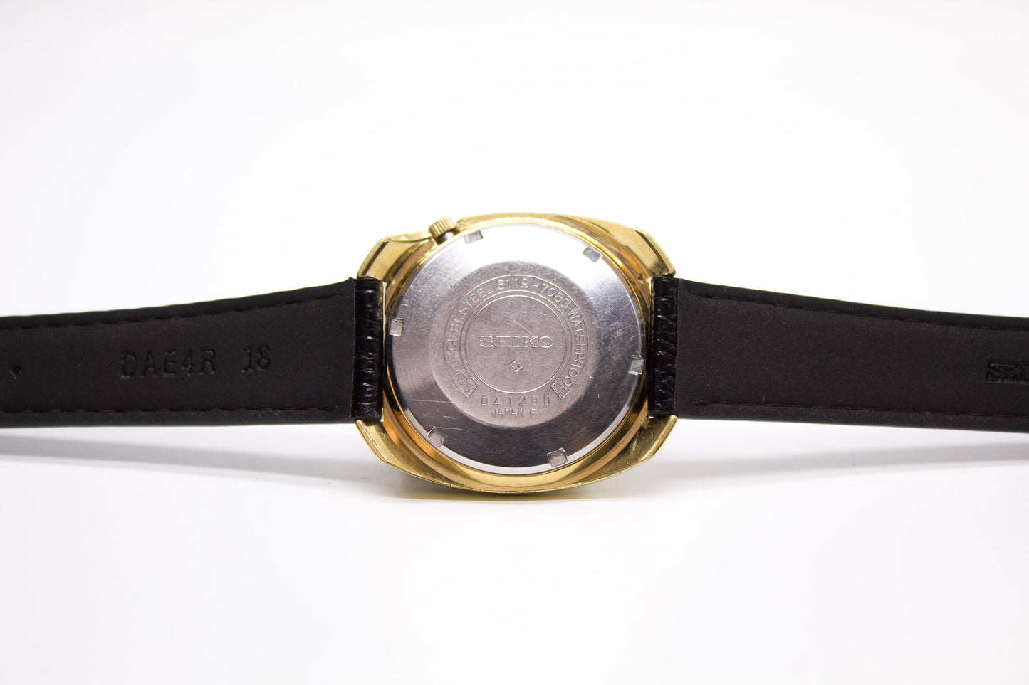 1970 Seiko 5 Automatic Silver Sunburst Dial Men's Wrist-Watch