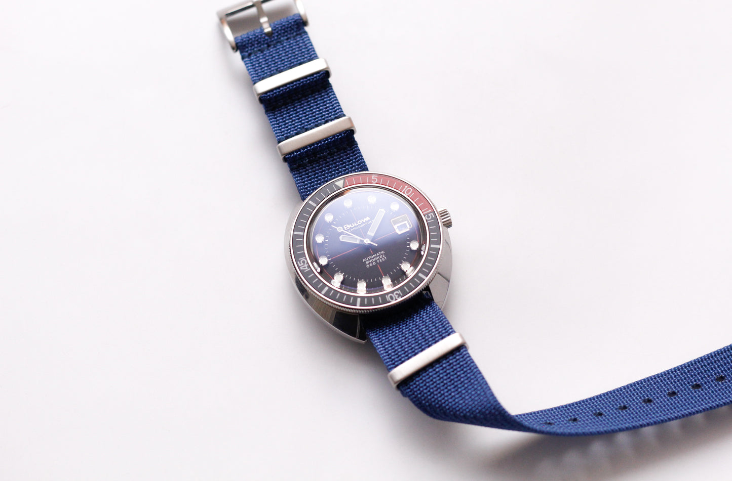 Rich Blueberry Blue Nylon Strap 20MM