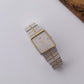 1996 Seiko Quartz Two Tone Tank Men's Wrist-Watch