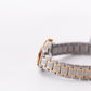 [Mint] 1995 Pulsar Quartz Railroad Dial Two Tone Case Ladies' Wrist Watch