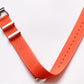 Brilliant Tangerine Orange Nylon Strap 20MM