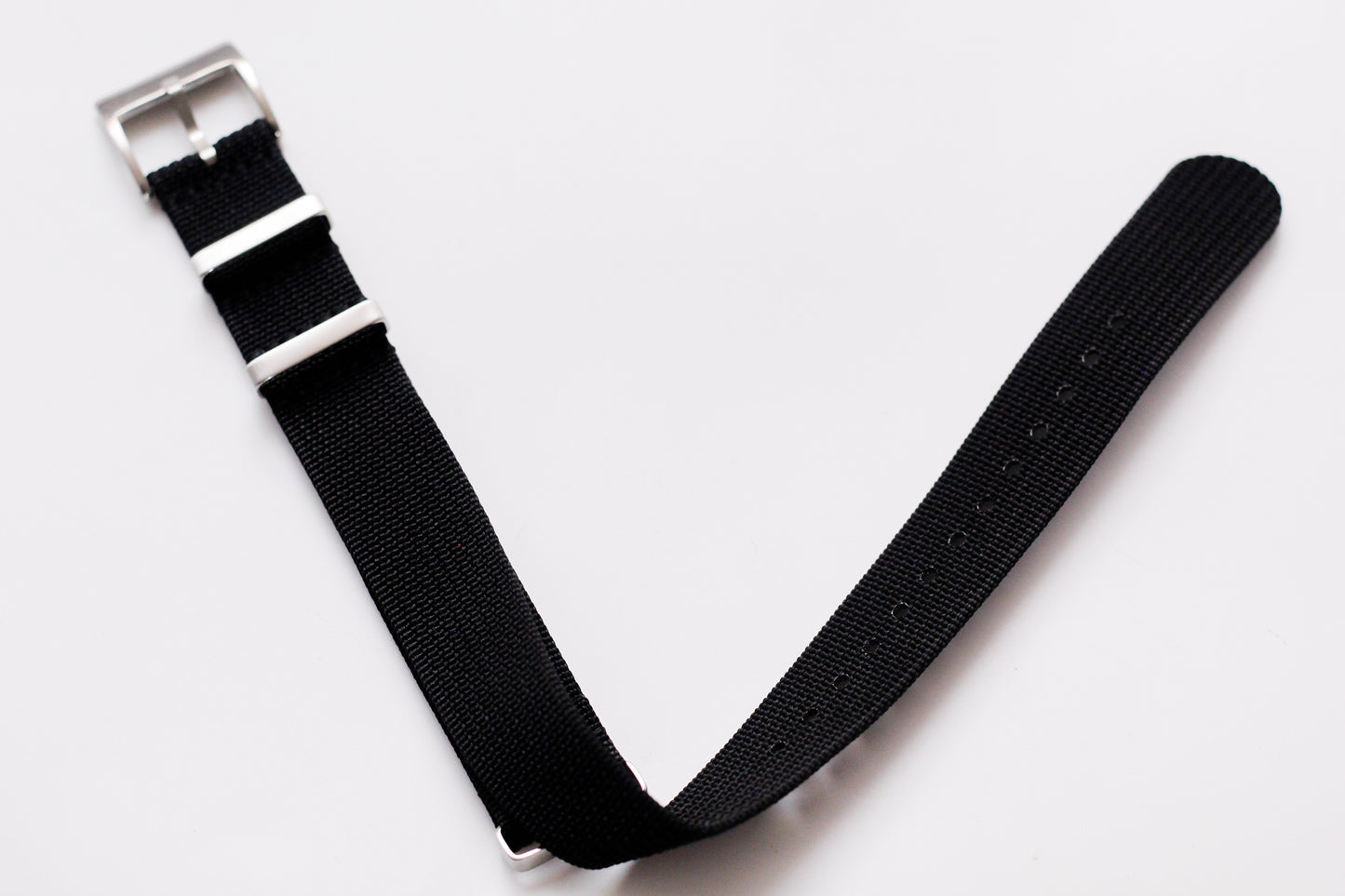 Classic Black Nylon Strap 20MM
