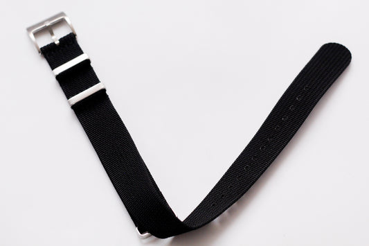 Classic Black Nylon Strap 20MM