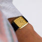 1982 Seiko Lassale Straight Grain Golden Dial Men's Wrist-Watch