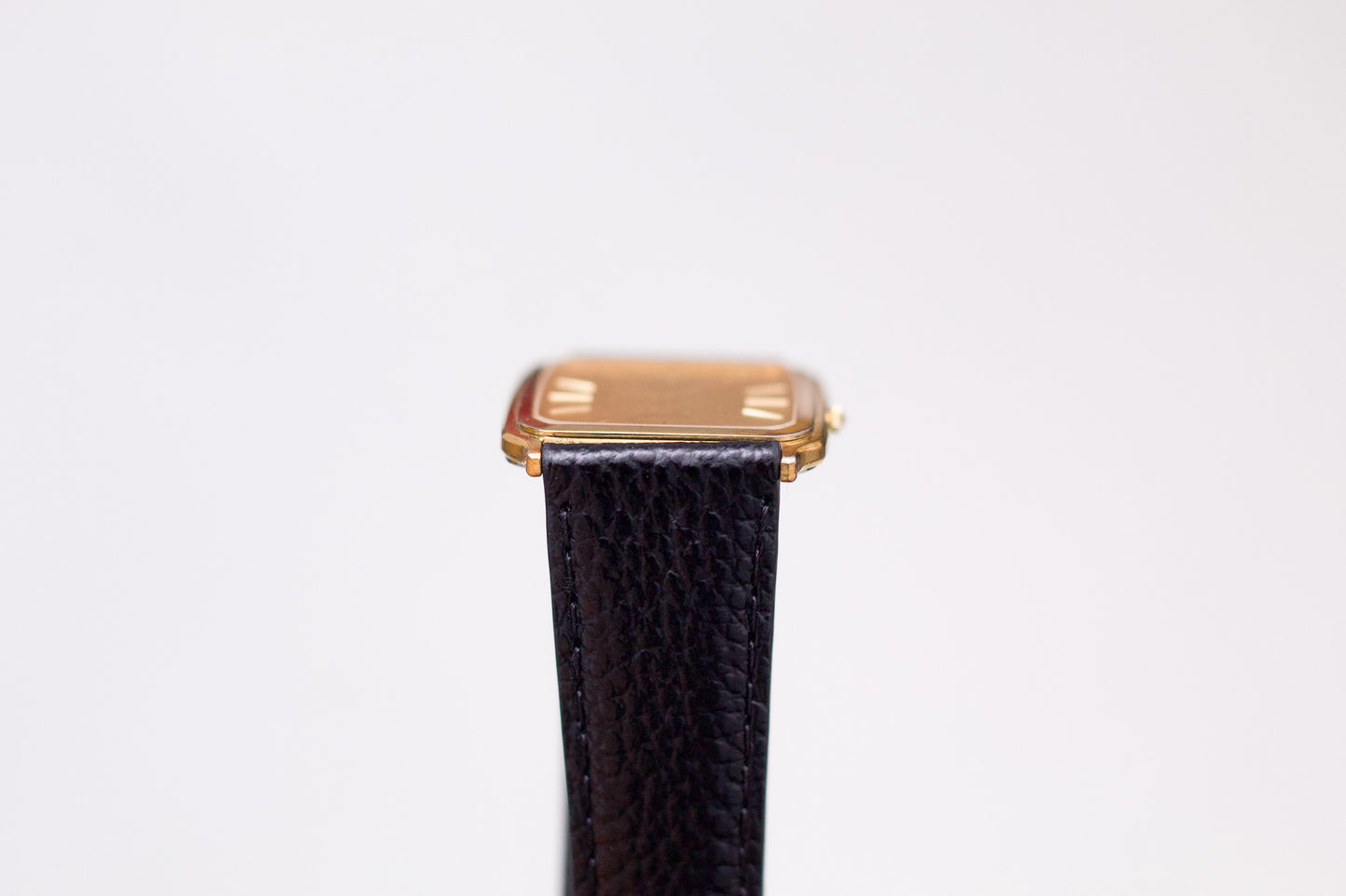1982 Seiko Lassale Straight Grain Golden Dial Men's Wrist-Watch