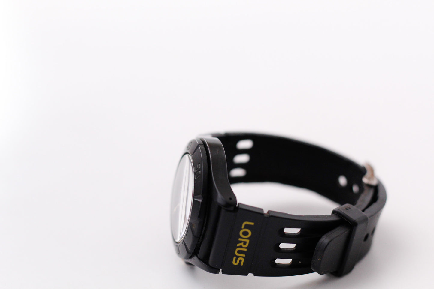 1990s Lorus Quartz Matte Black Dial Men's Wrist-Watch