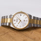 1991 Seiko 'Baby Date-Just' Silver Sunburst Men's Two Tone Wrist-Watch