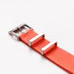 Brilliant Tangerine Orange Nylon Strap 20MM