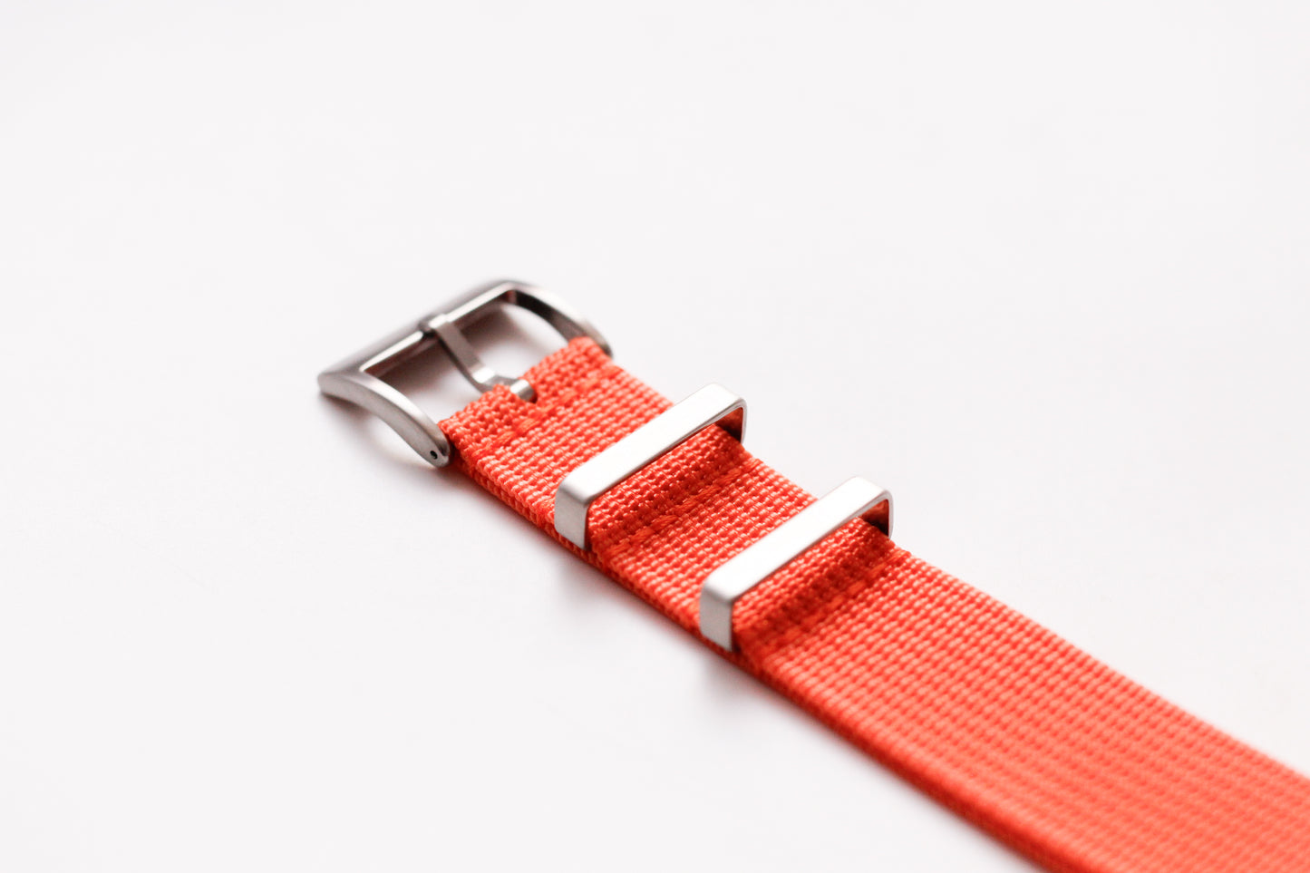 Brilliant Tangerine Orange Nylon Strap 20MM