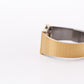 1986 Pulsar Quartz Inky Black Dial Golden Tank Men's Wrist-Watch