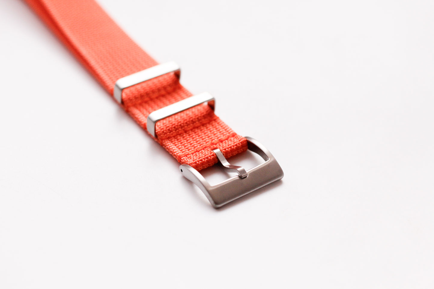 Brilliant Tangerine Orange Nylon Strap 20MM