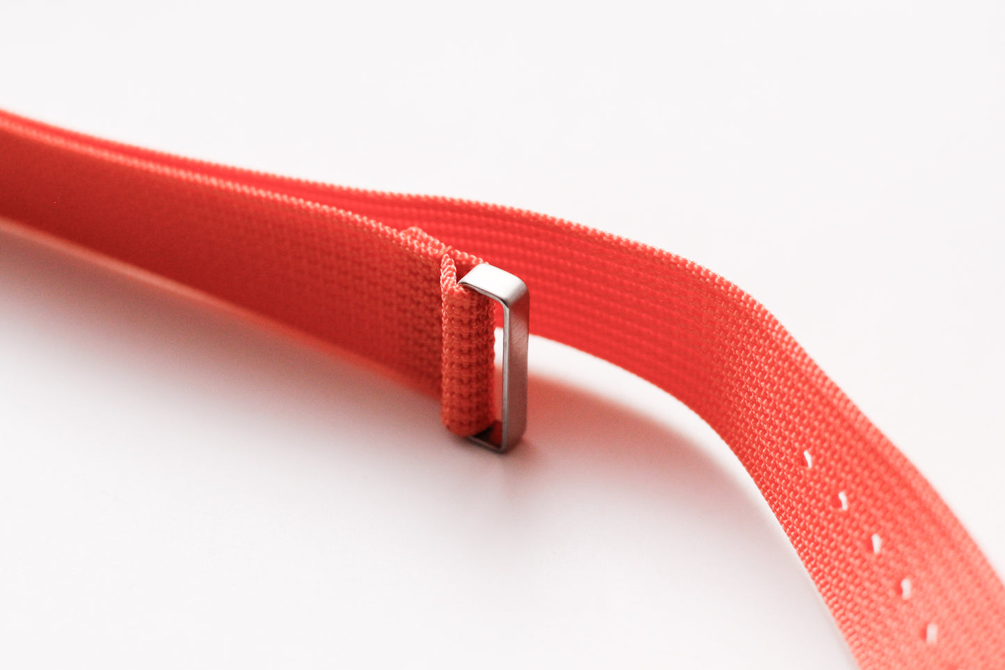 Brilliant Tangerine Orange Nylon Strap 20MM