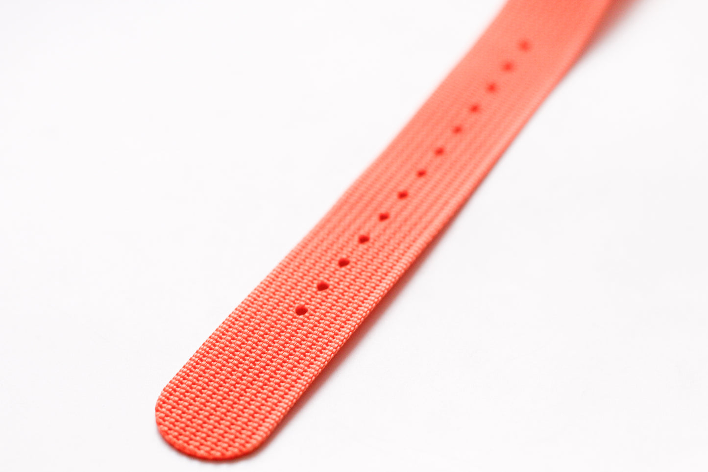 Brilliant Tangerine Orange Nylon Strap 20MM