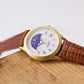 1990s Peugeot Quartz 'Moon-Phase Dial' Men's Wrist-Watch