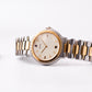 1986 Seiko Presage Quartz Light Golden Dial Two Tone Case Men's Wrist-Watch