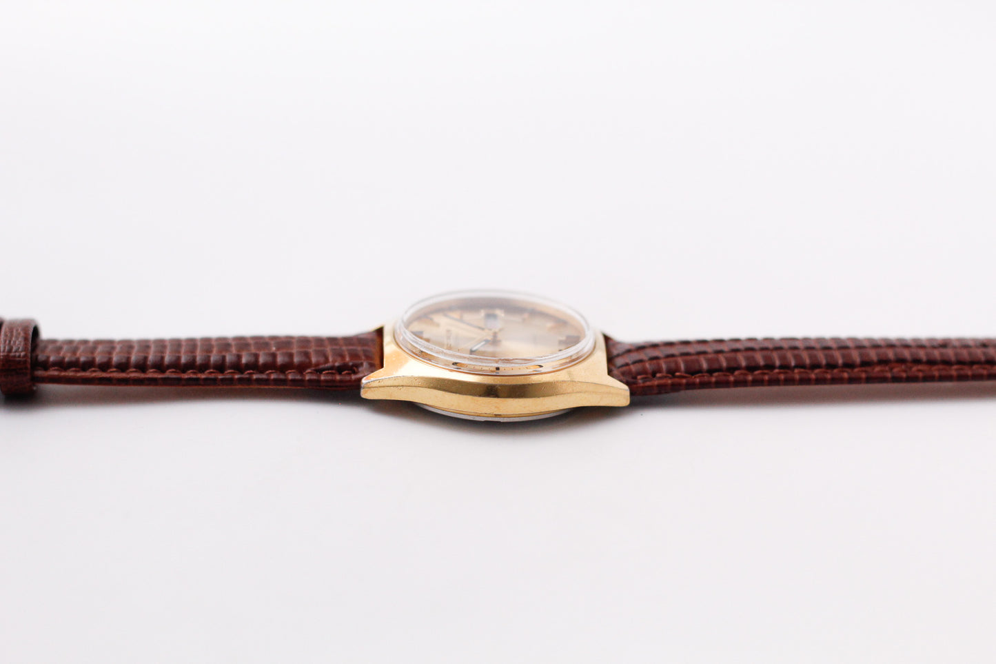 [Serviced] 1976 Seiko Automatic Golden Sunburst Dial Men's Wrist-Watch