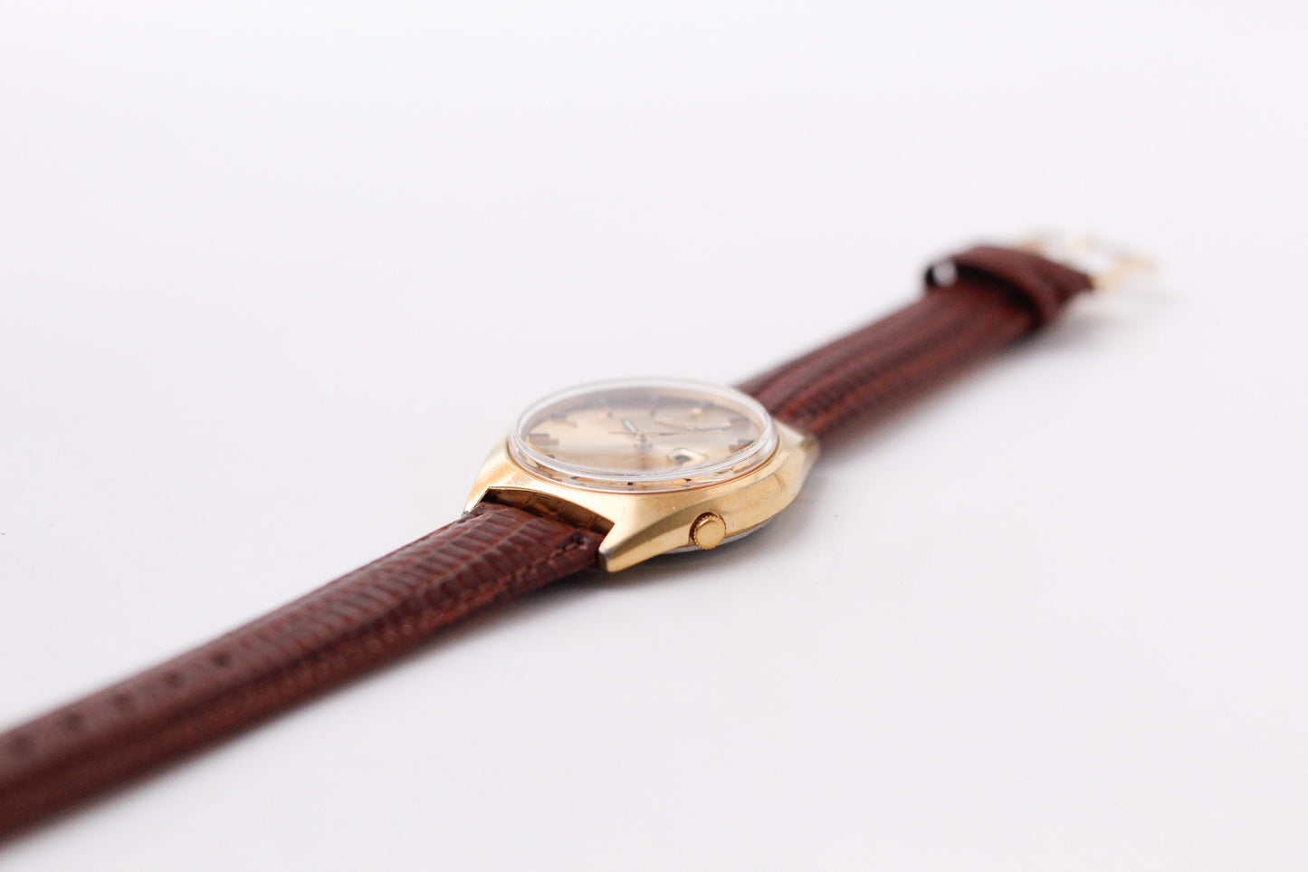[Serviced] 1976 Seiko Automatic Golden Sunburst Dial Men's Wrist-Watch