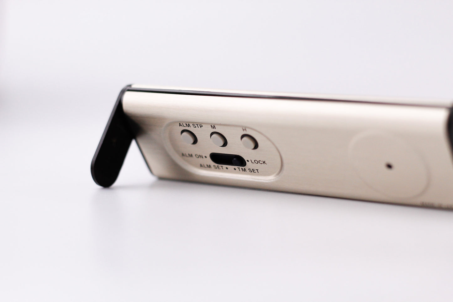[New Old Stock] 1990s Toshiba Quartz Travel Alarm-Clock Full-Set
