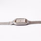 1981 Seiko Quartz Straight Grain Silver Dial Two Tone Case Men's Wrist-Watch