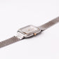 1981 Seiko Quartz Straight Grain Silver Dial Two Tone Case Men's Wrist-Watch