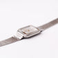 1981 Seiko Quartz Straight Grain Silver Dial Two Tone Case Men's Wrist-Watch