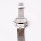 1981 Seiko Quartz Straight Grain Silver Dial Two Tone Case Men's Wrist-Watch