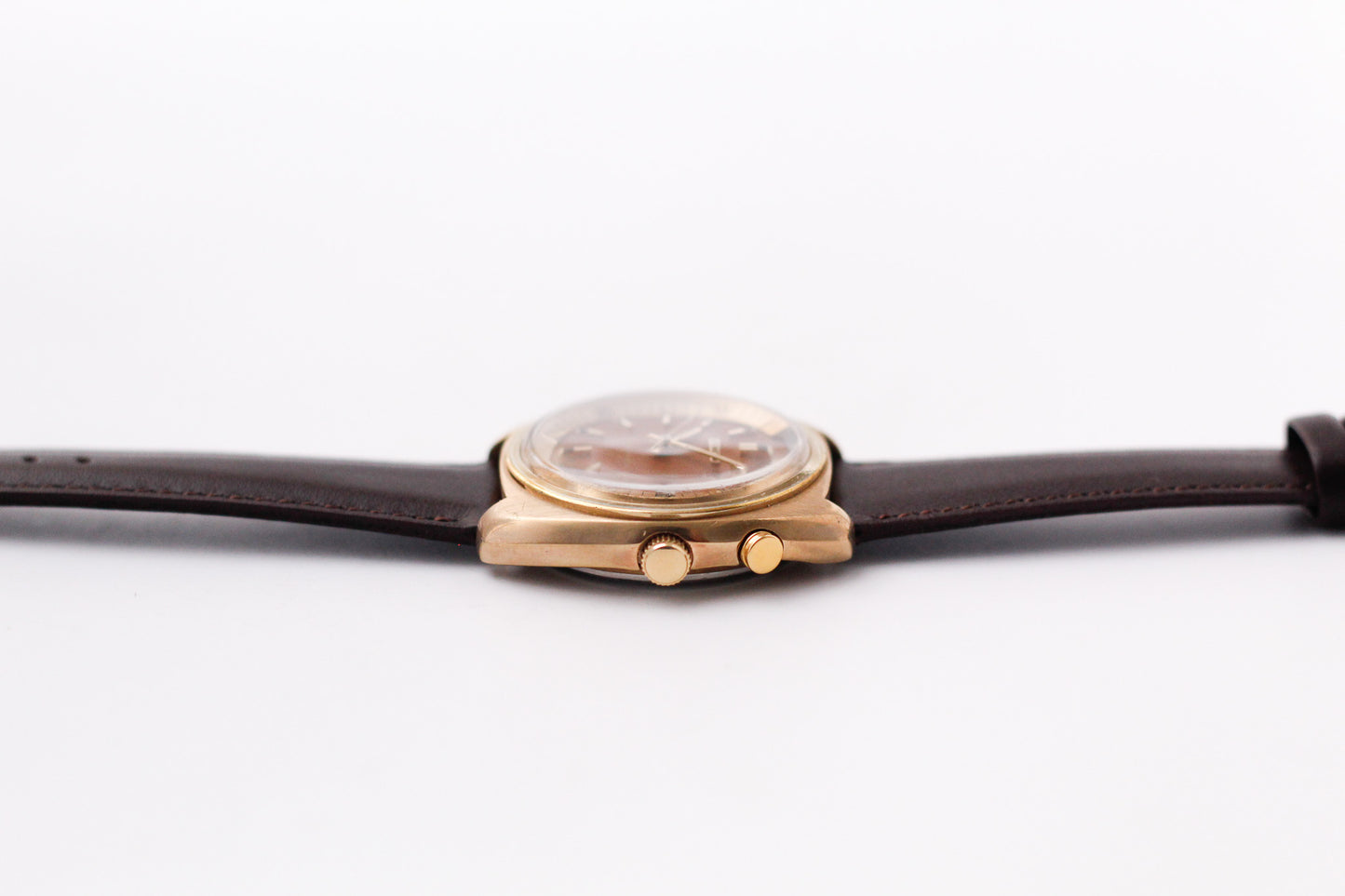 [Serviced] 1972 Seiko Bell-Matic Chocolate Brown Dial Men's Wrist-Watch