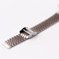 1981 Seiko Quartz Straight Grain Silver Dial Two Tone Case Men's Wrist-Watch