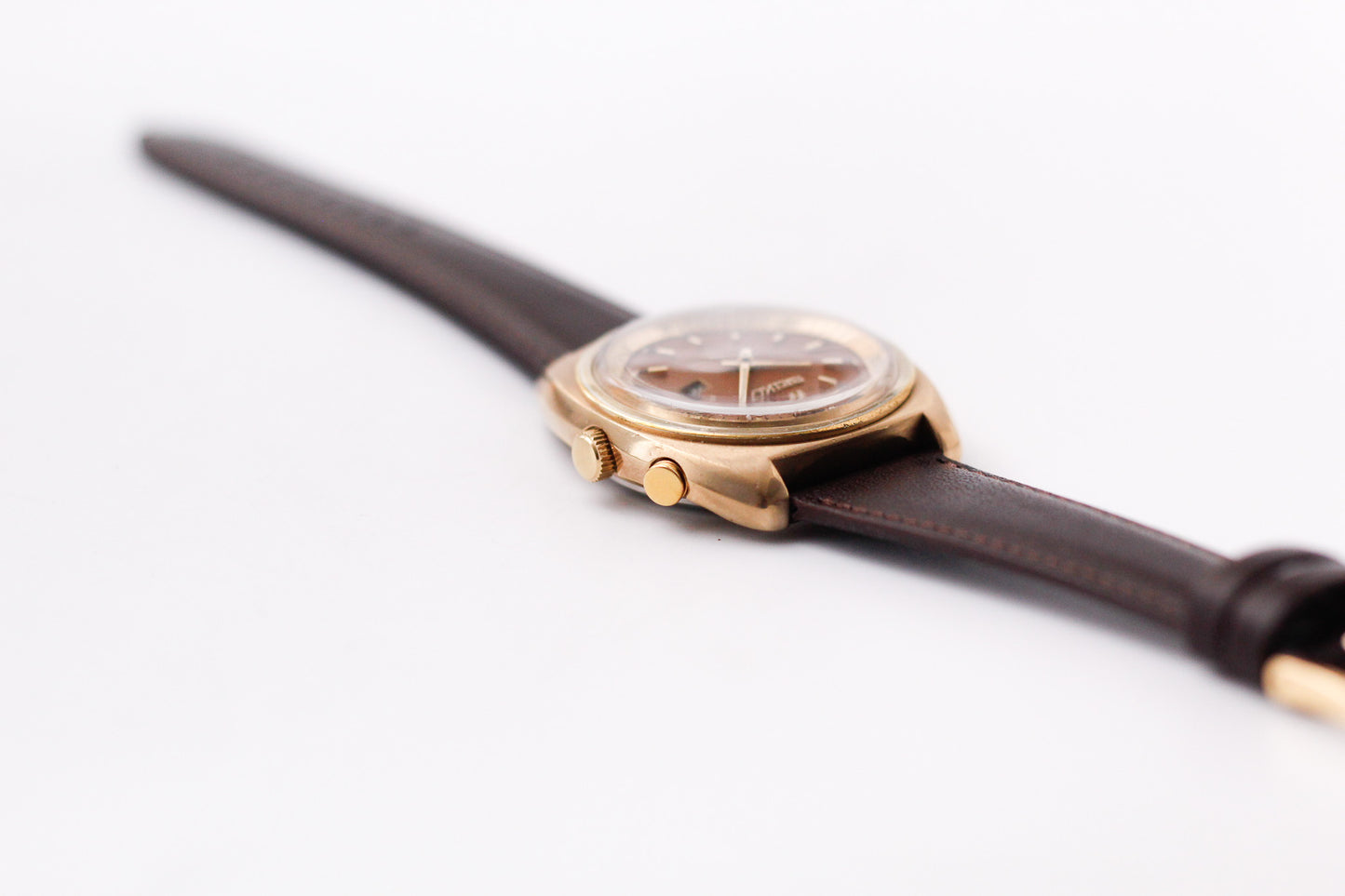 [Serviced] 1972 Seiko Bell-Matic Chocolate Brown Dial Men's Wrist-Watch