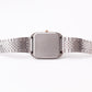 1981 Seiko Quartz Straight Grain Silver Dial Two Tone Case Men's Wrist-Watch