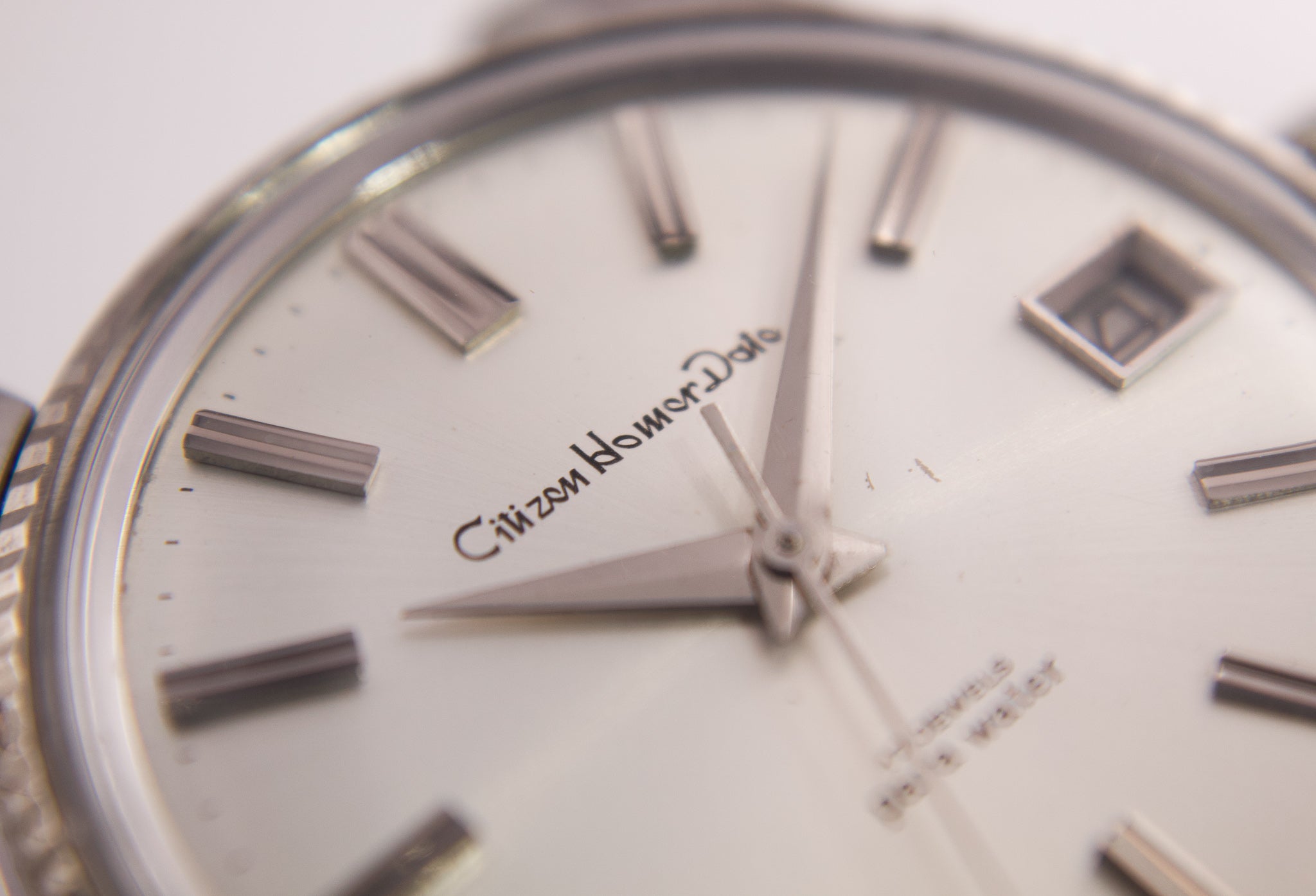 Serviced] Jumbo 1967 Citizen Homer Date Silver-Sunburst