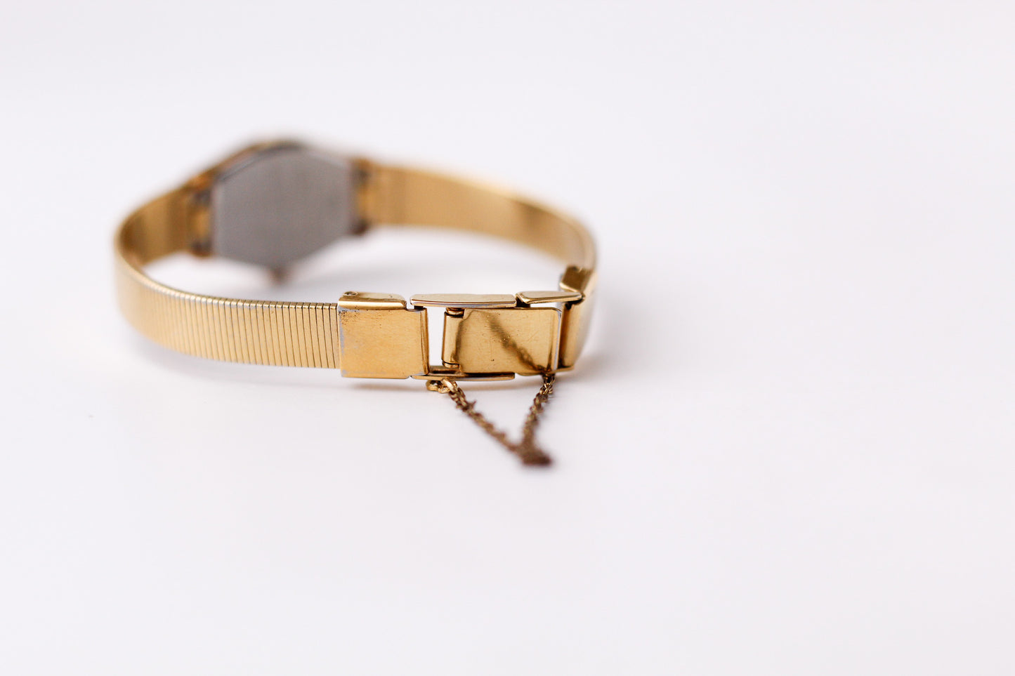 1983 Seiko Quartz Straight Grain Golden Dial Ladies' Wrist-Watch