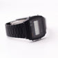 1991 Pulsar Quartz Alarm-Chronograph PVD Black Case Men's Wrist-Watch
