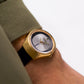 [Serviced] 1977 Seiko Automatic 'Helmet' Gray Sunburst Dial Men's Wrist-Watch