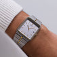 1996 Seiko Quartz Two Tone Tank Men's Wrist-Watch