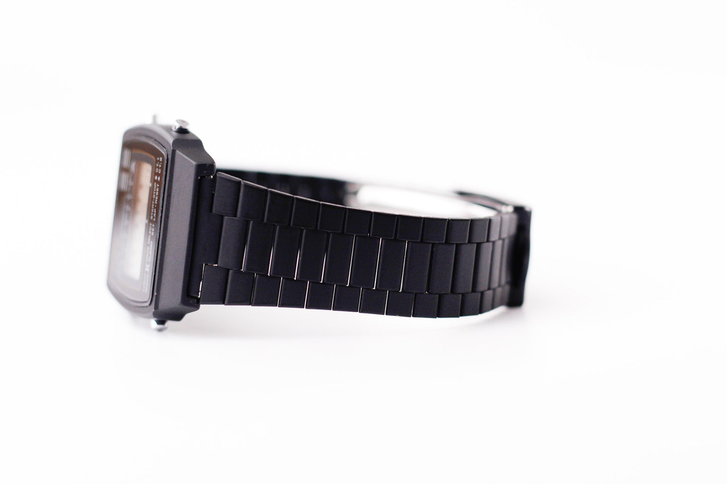 1991 Pulsar Quartz Alarm-Chronograph PVD Black Case Men's Wrist-Watch