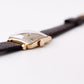 [Serviced] USA Lord Elgin 'Peppered Cream Dial' 14K Gold Filled Case Men's Wrist-Watch