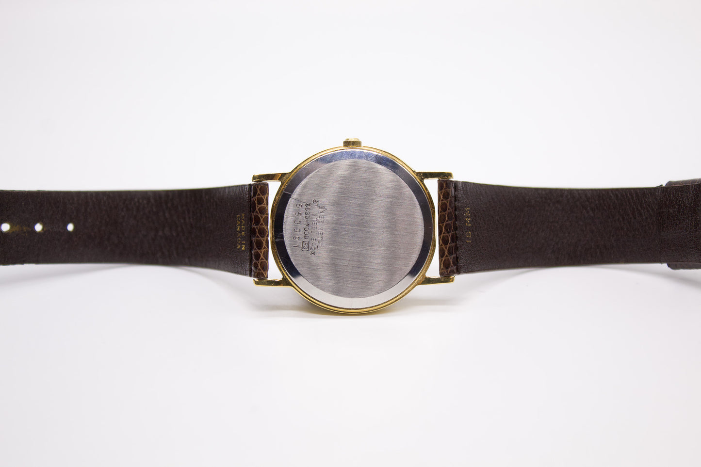 [Near Mint] 1985 Seiko Quartz Golden Gemstone Dial Men's Wrist-Watch W/Box
