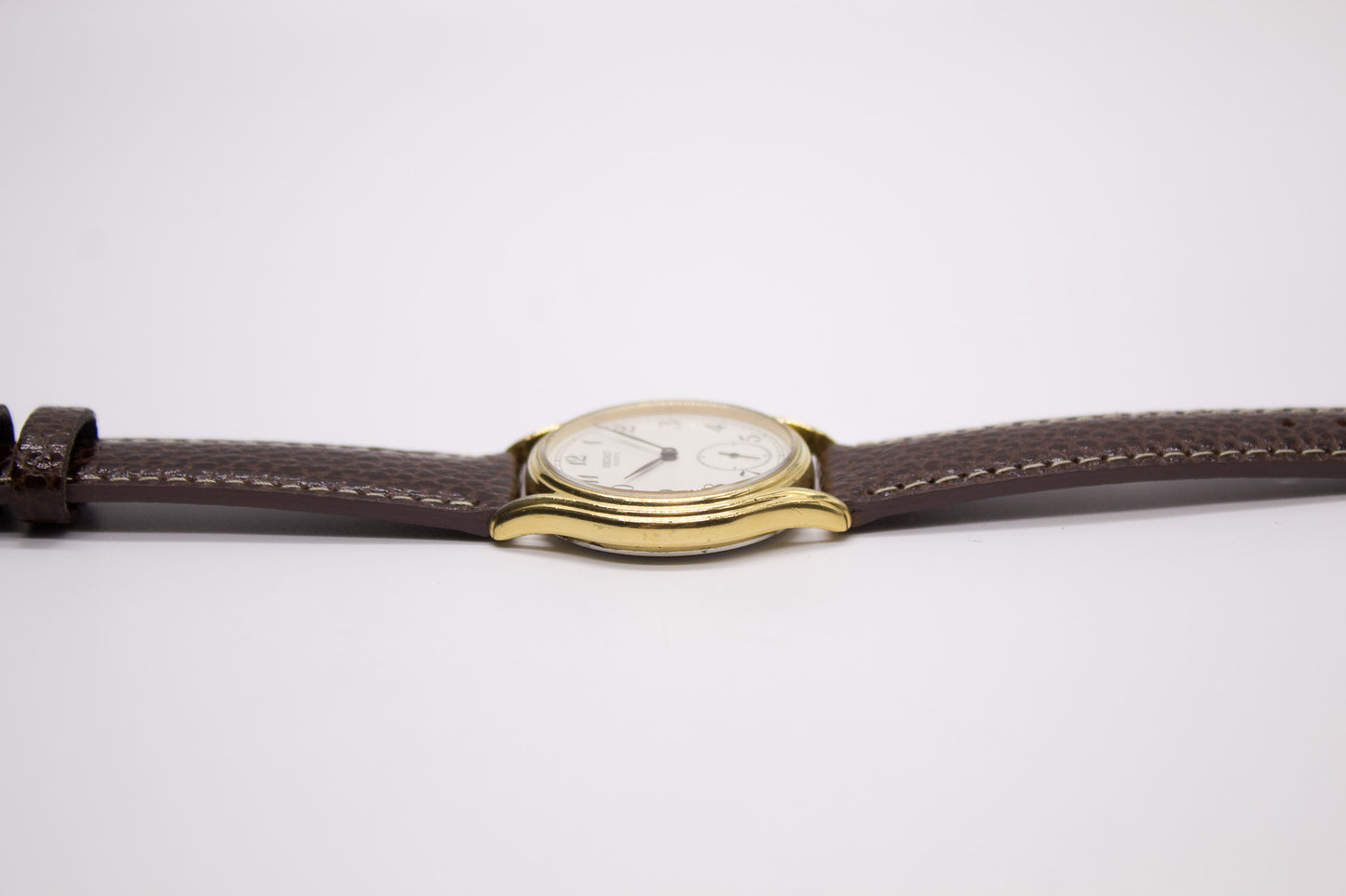 1982 Seiko Quartz Breguet Numeral White Dial Men's Wrist-Watch