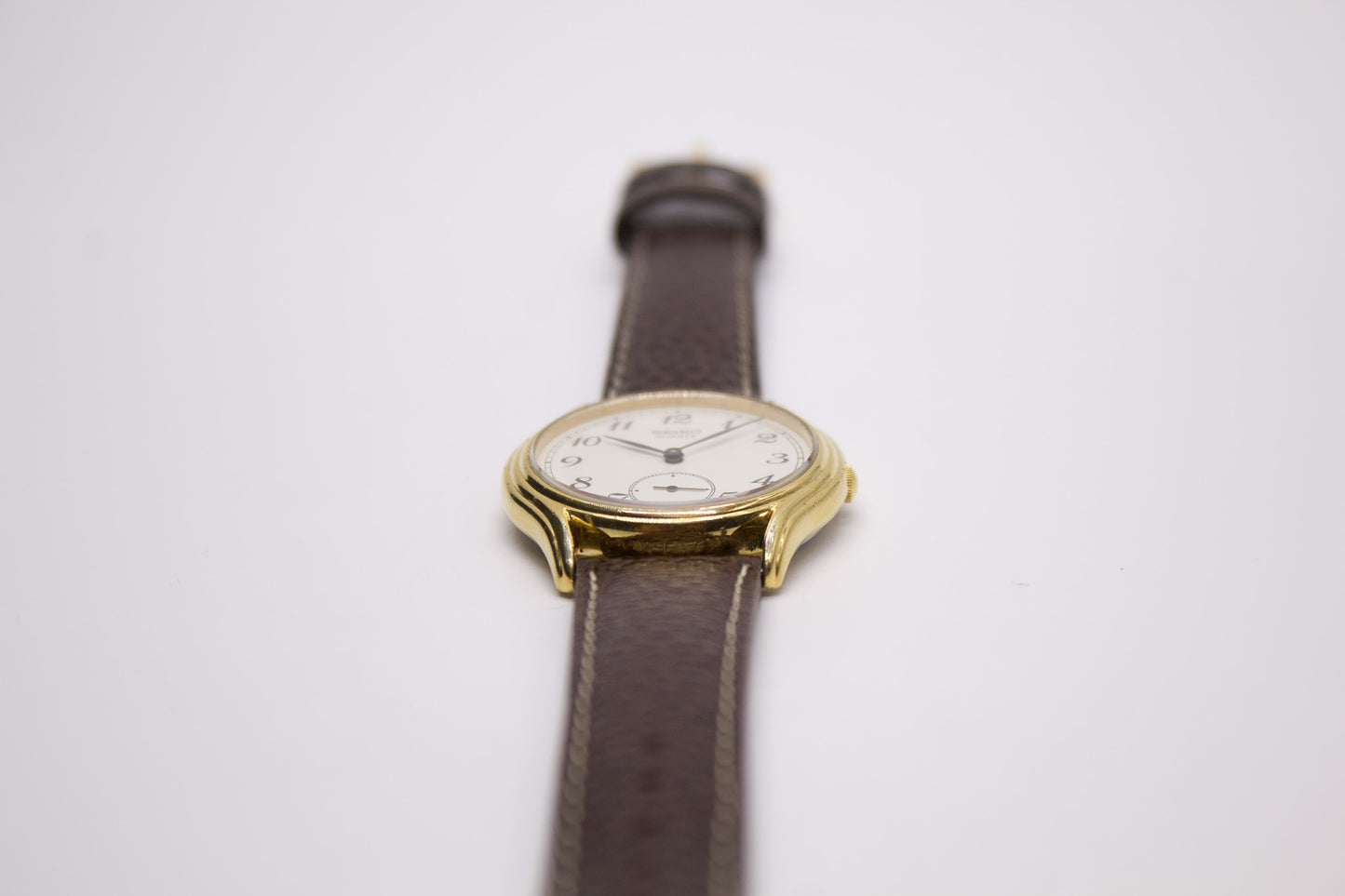 1982 Seiko Quartz Breguet Numeral White Dial Men's Wrist-Watch