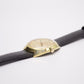 [Serviced] 1970s Bulova Mechanical Golden Birch Bark Textured Dial Men's Wrist-Watch