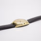 [Serviced] 1970s Bulova Mechanical Golden Birch Bark Textured Dial Men's Wrist-Watch