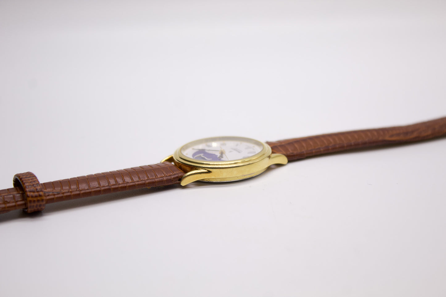 1990s Peugeot Quartz 'Moon-Phase Dial' Men's Wrist-Watch